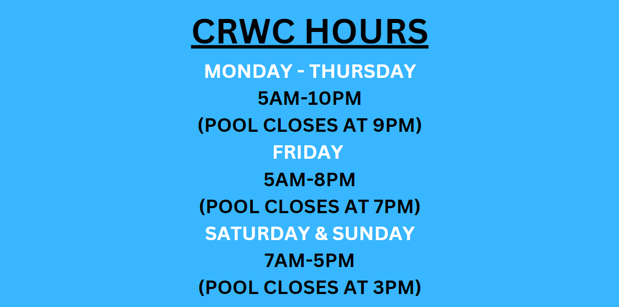 Building Hours - Crestwood Recreation & Wellness Center